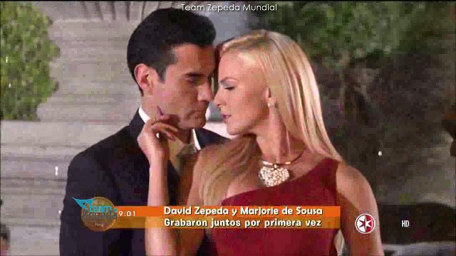 David Zepeda y Marjorie De Sousa grabaron por primera vez juntos en HEFDM