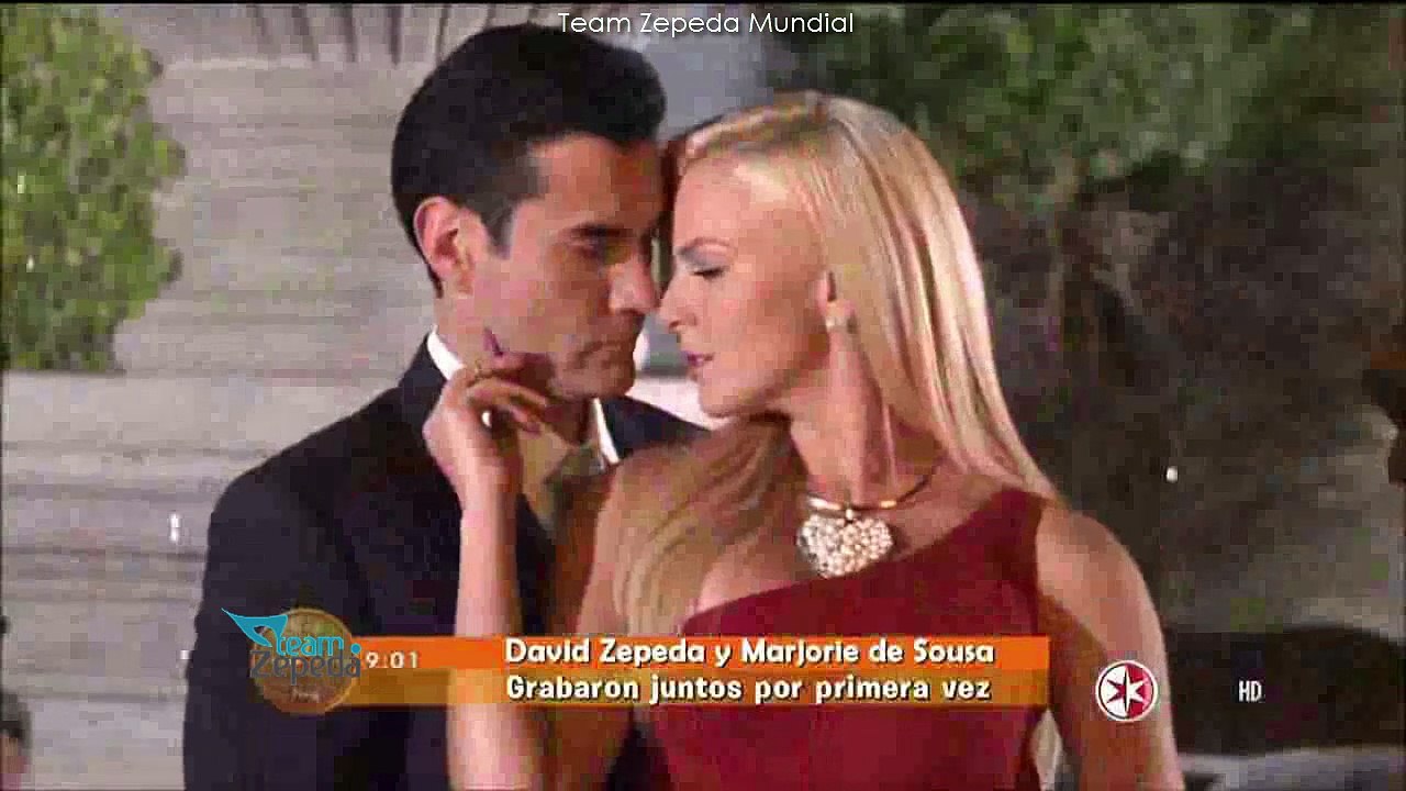 David Zepeda y Marjorie De Sousa grabaron por primera vez juntos en HEFDM
