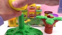 Play Doh Safari Set Demo – Pack de pâtes à modeler multicolores – Jouez avec des animaux!