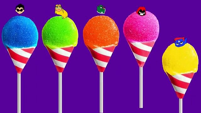 Cinderella Lollipop Finger Family Masha Teen Titans Powerpuff Girls Kitty and more