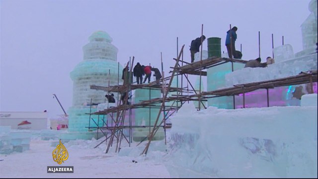 China's biggest ice festival provides seasonal jobs