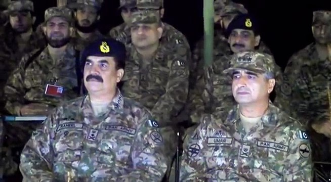 COAS General Raheel Sharif visited Army Excercise Area