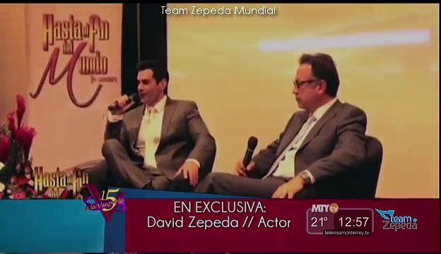 David Zepeda en exclusiva durante su primer día de grabaciones en HEFDM