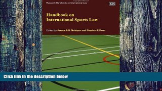 Buy NOW  Handbook on International Sports Law (Research Handbooks in International Law Series)