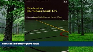 Buy NOW  Handbook on International Sports Law (Research Handbooks in International Law series)
