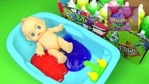 Numbers Counting Foam Clay Surprise Eggs & Learn Colors Baby Doll Bath Time Clay Slime
