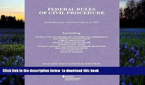 READ book  Federal Rules of Civil Procedure, 2015-2016 Educational Edition (Selected Statutes)