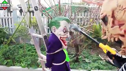 Baby Ninja Turtles is Police Frozen Elsa Spiderman Tied up ✦ Police arrest Venom Kids Superhero fun