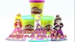 Play-Doh: Disney Princess Dolls cinderella aurora bella
