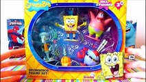 Spongebob Squarepants Figure Set Unboxing - Patrick Star, Squidward Tentacles, Sandy Cheeks Krabs