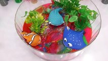 How To Make Combined with All the Colors Slime Clay Aquarium Learn Colors Slime Icecream T