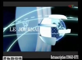 Journal de 20h TVCongo du Dimanche 25 décembre 2016 -By Congo-Site