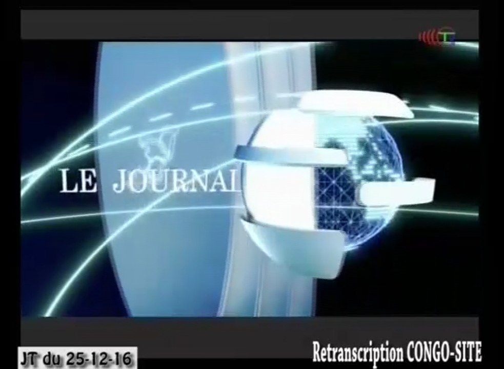 Journal de 20h TVCongo du Dimanche 25 décembre 2016 -By Congo-Site