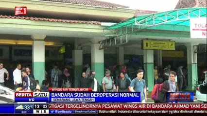 Operasional Bandara Ahmad Yani Normal Sejak Senin Pagi