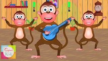 Five Little Monkeys Jumping on the Bed Nursery Rhyme - Animation Rhymes For Children| Animation