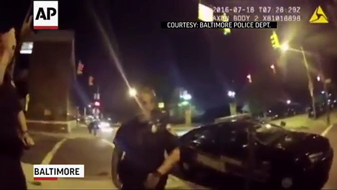 Raw: Pokemon-Playing Driver Hits Police Car