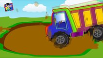 Garbage Truck, Tow Truck and Police Car Wash and Repairs | Truck Cartoon Videos for Children