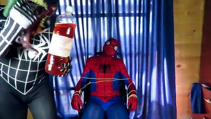 Spider-man Vs Venom In Real Life Super Hero Epic figth