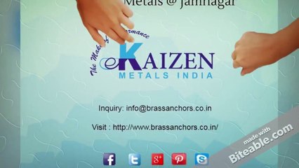 Brass Anchors | Brass Spacers