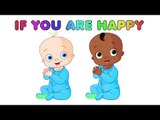 IF YOU ARE HAPPY - Best Nursery Rhymes - Music and Songs for kids, Children, Babies