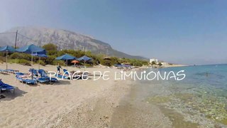 La plage de limnionas - Samos - Grèce