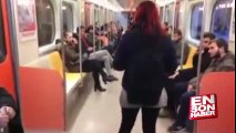 Halkevleri üyeleri Ankara metrosunda olay çıkardı | En Son Haber