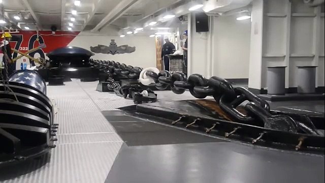 Ancrage du porte avion USS Ronald Reagan