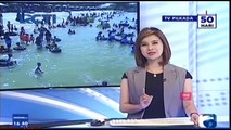 Pantai Dalegan Ramai Dikunjungi Saat Liburan
