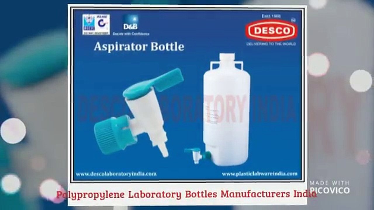 Polypropylene Laboratory Bottles Manufacturers India