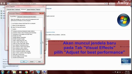 How to accelerate the performance of Windows 7