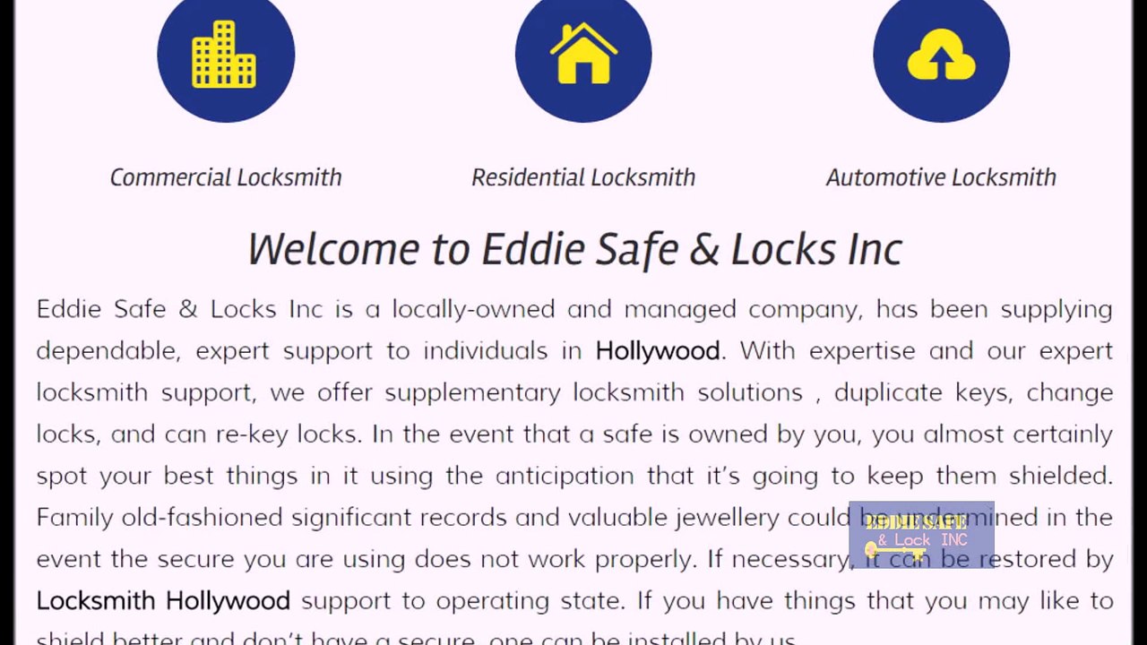 Commerical Locksmith Hollywood | Call Now  954-745-1587