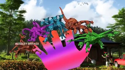 Finger Family || FIRE DRAGON,TIGER, version || Children Animated 3D Rhymes