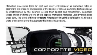 Corporate Video Production Delhi | Corporate Video Production Companies