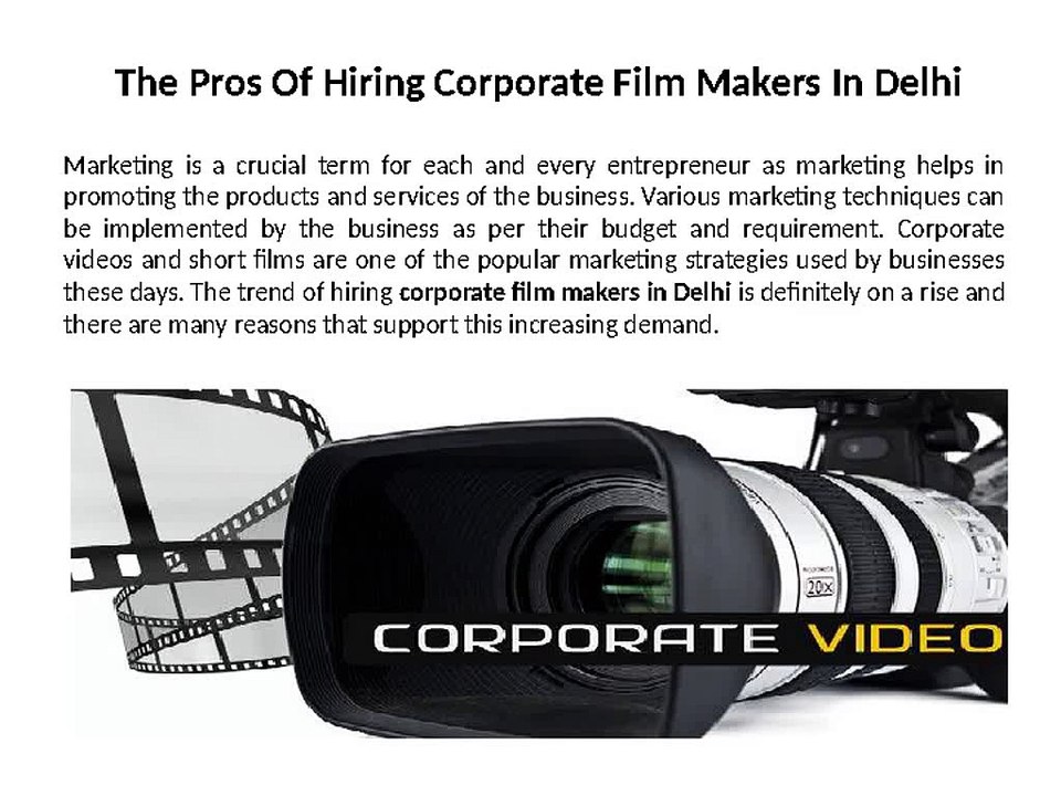 Corporate Video Production Delhi | Corporate Video Production Companies