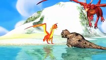 Pig Farm cartoons | Dinosaur Fighting | Dinosaur Movies For Children | 3D Animal Videos