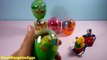 7 Wind Up Toys in Big Surprise Eggs | Wind Up Toys With Candy and Sticker