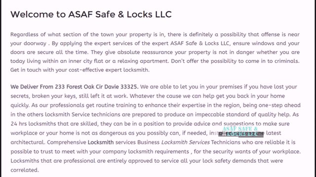 Commerical Locksmith Davie | Call Now 954-903-2832