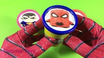 PlayDoh Surprise Toys Learn Colors Spiderman , Minion, SuperMan, Avengers, #PlayDoh #Surprise Toys