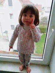 Little Cute Girl Mimics Imran Khan