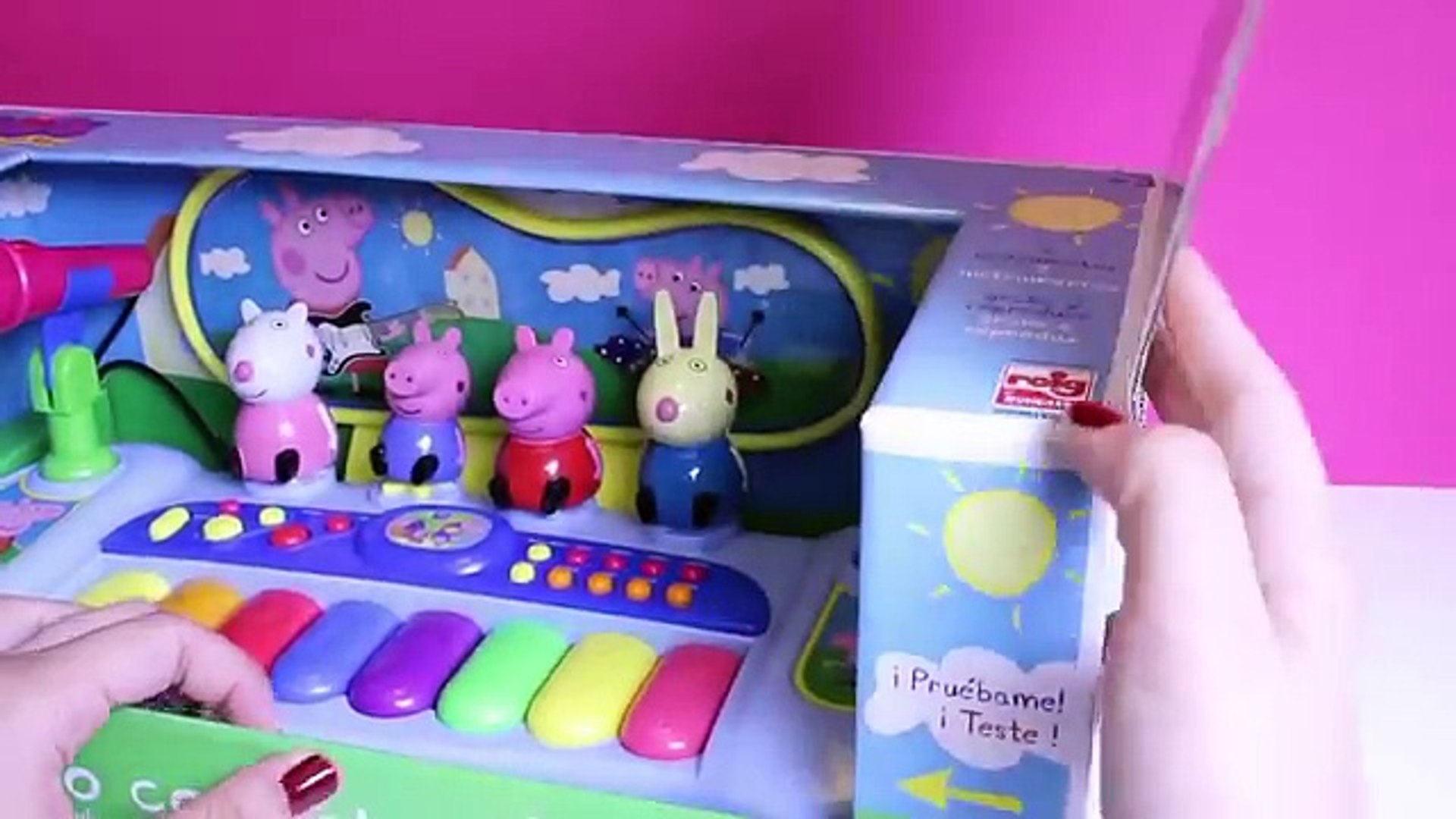 peppa pig keyboard and microphone