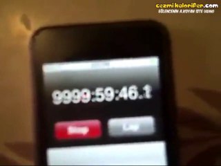 iPod kronometresinde 9999 saat 59 dk 59 saniyeyi geçince ne olacağını merak edip 416 gün bekleyen işsiz  ve olanlar