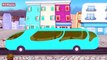 Kids Cartoon Rhymes Wheels on the Bus Rhyme Animation Nursery Songs for Children.