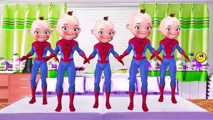 SpiderBaby Baby Hulk Finger Family | Spiderman Hulk Wheels On The Bus Children Nursery Rhymes