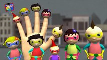 Superheroes Finger Family | Nursery Rhymes 3D Animation | Daddy Finger Rhyme