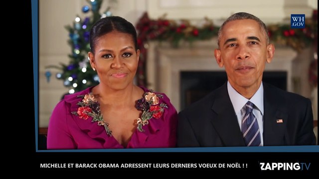 Michelle et Barack Obama adressent leurs derniers vœux de Noël, l’émouvante vidéo