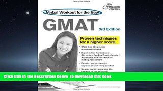 READ book  Verbal Workout for the New GMAT, 3rd Edition: Revised and Updated for the New GMAT