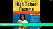 PDF  Creating Your High School Resume: A Step-By-Step Guide to Preparing an Effective Resume for