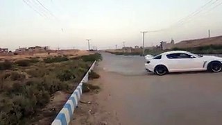 Mazda RX8 Drifting & Donuts Stunts