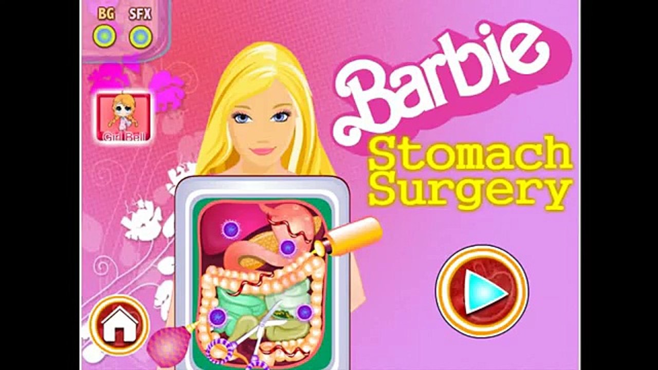 Barbie Stomach Surgery ❤ New Best Game For Kids