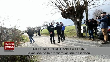 Triple meurtre dans la Drôme: sur les lieux du premier meurtre